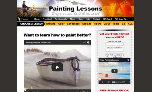 Live Painting Classes
