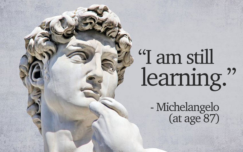 Michelangelo I am still learning