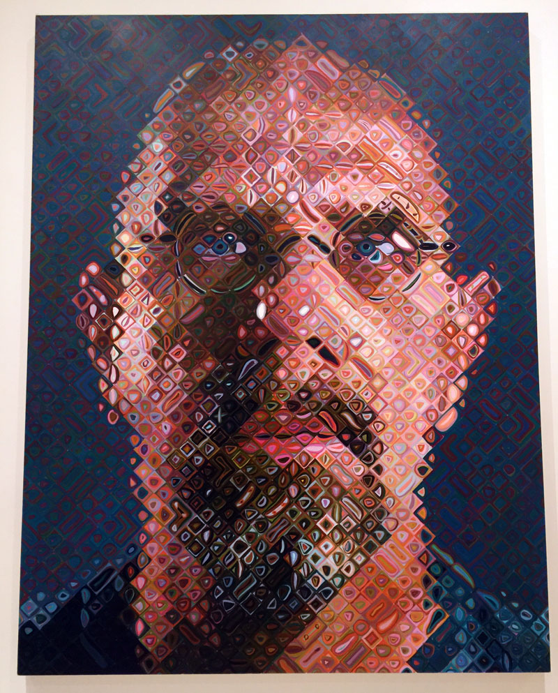 Chuck Close Self Portrait