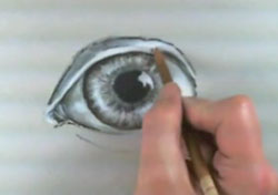 Draw-eyes-with-charcoal-step-6-areas around the eye
