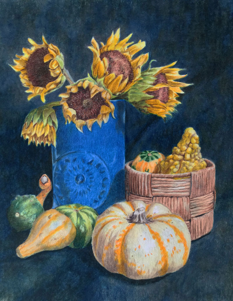 Colored Pencil Still Life Drawing