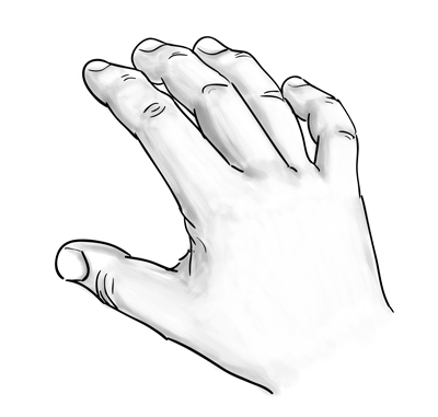 drawing a human hand