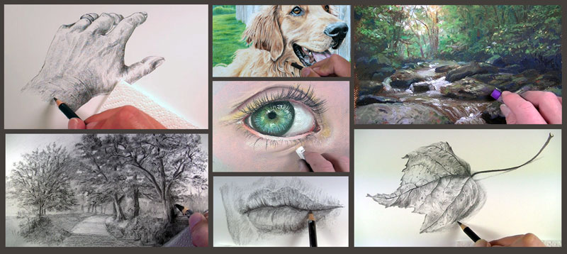 Free Drawing Lessons- Learn How to Draw-Videos