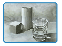 Ink Wash Still Life