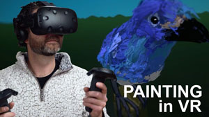 Painting in VR with Google Tilt Brush