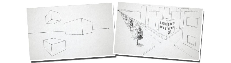 Two point perspective examples