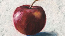 Oil Pastel Lesson - Apple Drawing