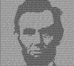 Micrography- Text Drawing- Abe