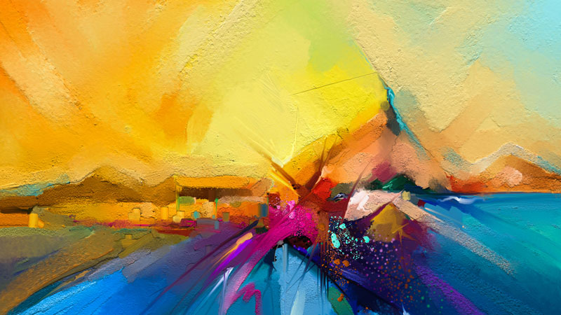 colorful abstract drawings