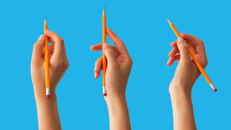 5 grips for holding a pencil for drawing my favorite grip is 2