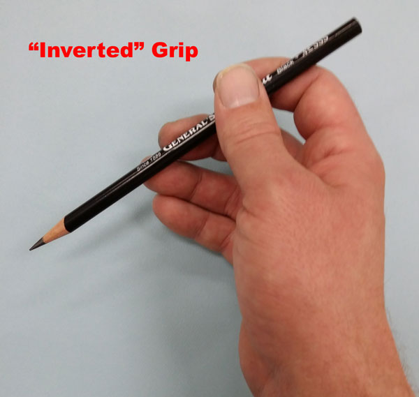 Inverted Pencil Grip