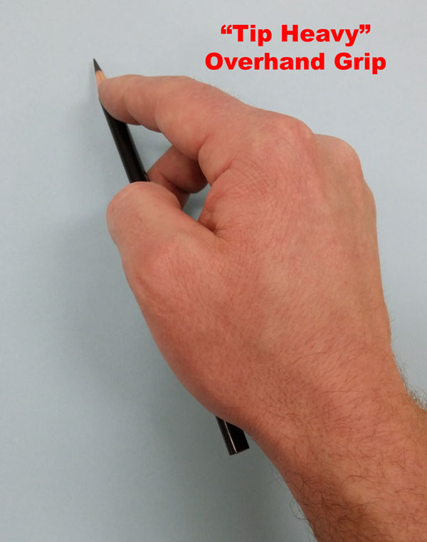 Top Heavy Pencil Grip