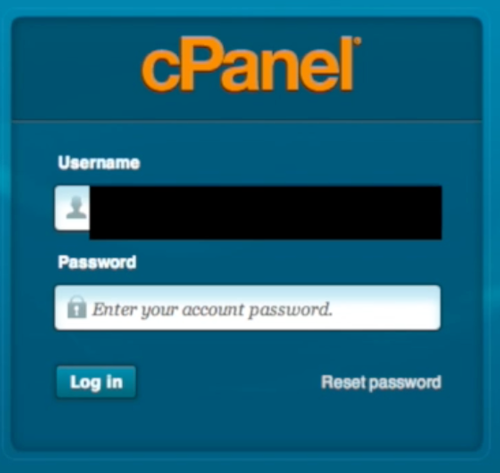 Login to Cpanel