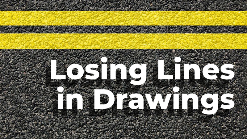 Losing Edges in Drawings