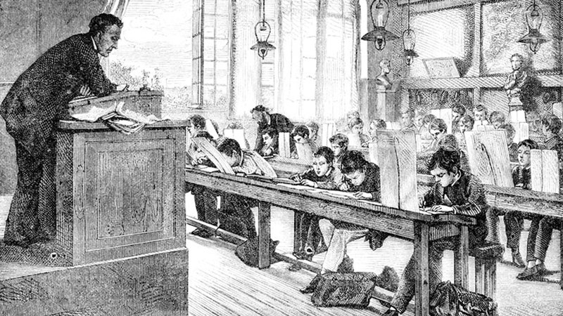 Teacher showing a drawing to pupils in art class Children sitting around  the table in classroom #Ad , #Sponsored, #pupils#art#draw… | Professeur,  Activité, Garderie