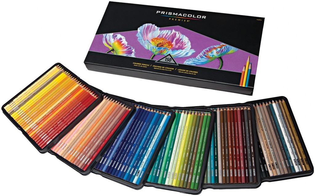 Wax-based Prismacolor Premiere Colored Pencils