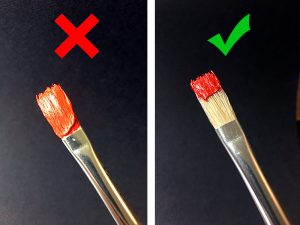 How to Clean Your Paint Brushes using Artisan Brush Soap 