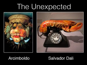 Arcimboldo and Dali Artwork