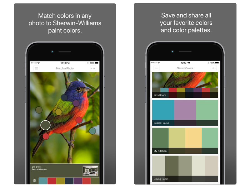 Paint colour deals matching app