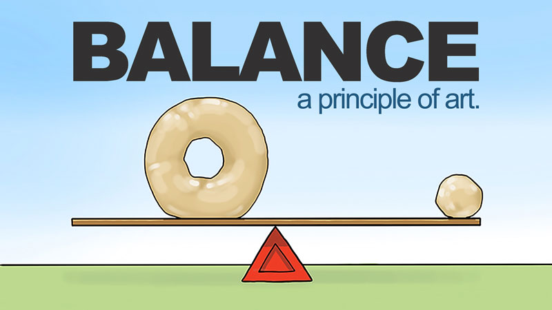 symmetrical balance art principle