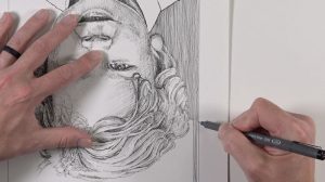 Pen and Ink Lesson - Portrait Drawing