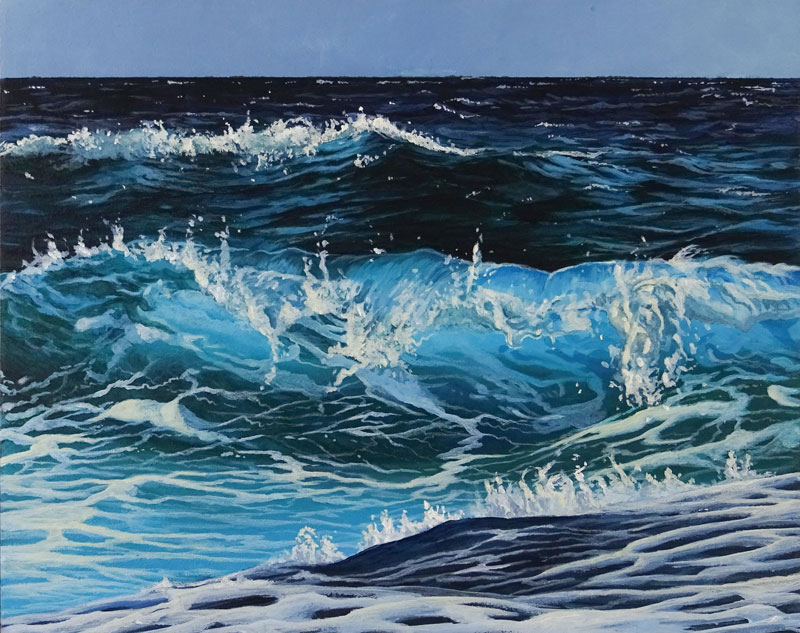 Acrylic Painting Waves