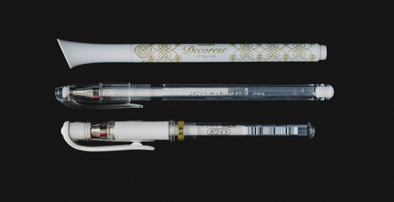 best white gel pen