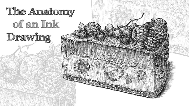 Create stunning textured drawings with cross hatching - Gathered