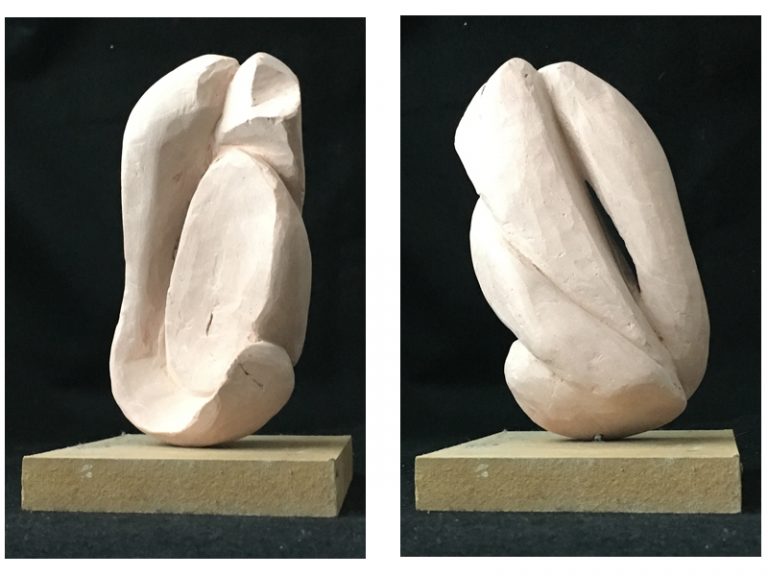 Carving Clay NonObjective Sculpture