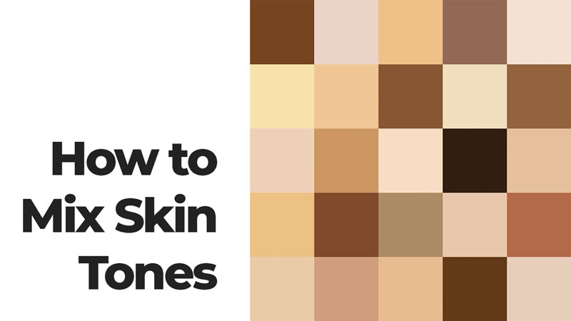 skin tone mixing chart create art with me - how to make skin color ...