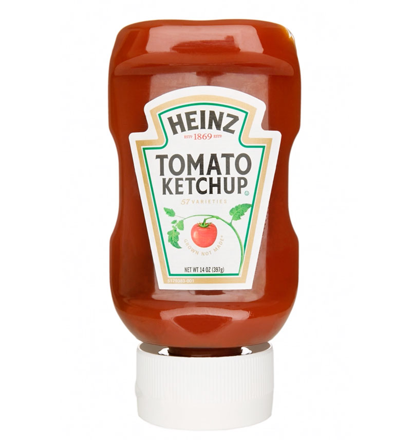 Drawing construction example 1 - a ketchup bottle