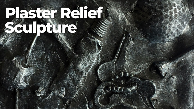 Plaster Relief Sculpture