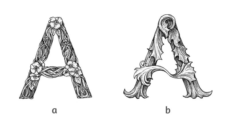 Alphabet images Mickey drawing Flower drawing