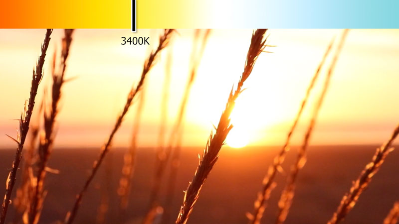 Sunset Kelvin scale