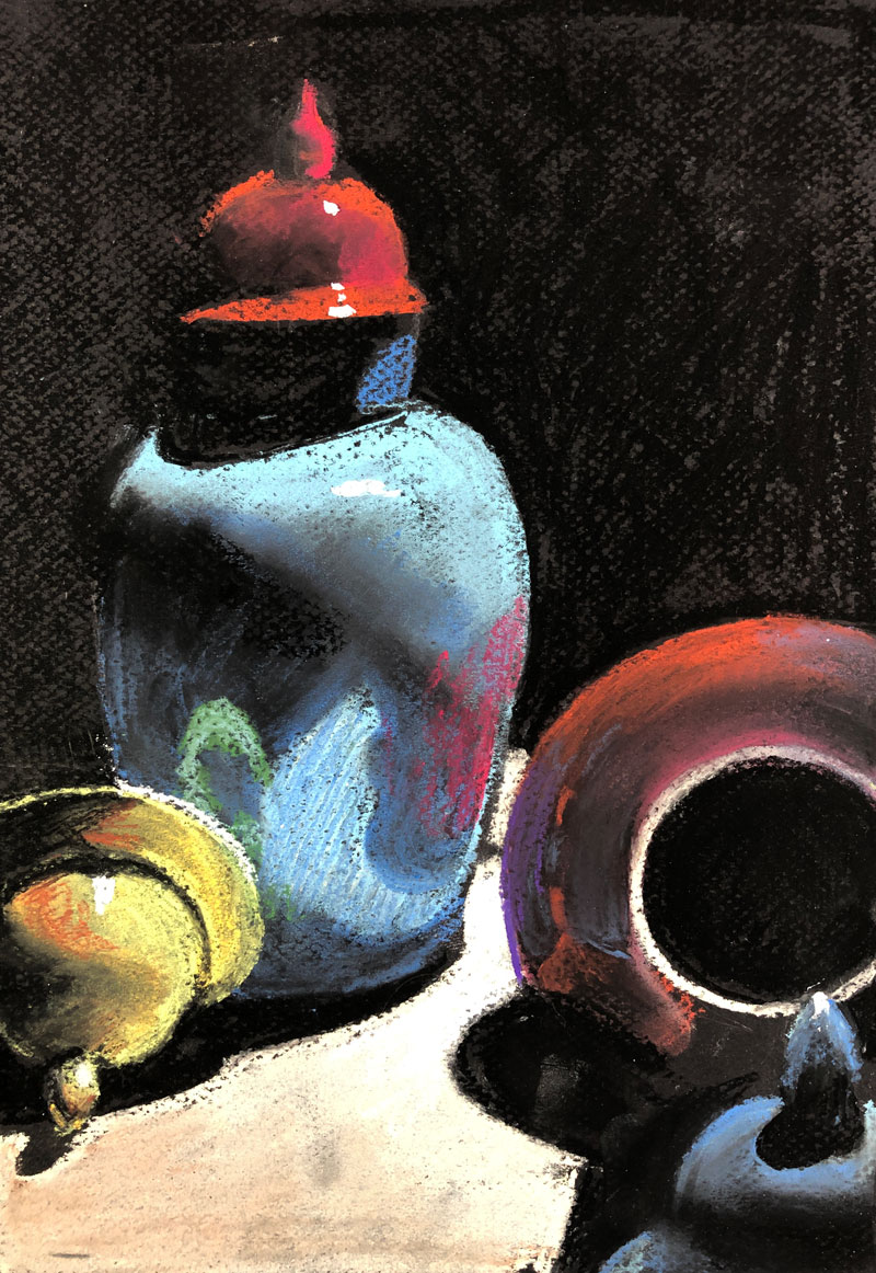 NuPastel Still Life Sketch 