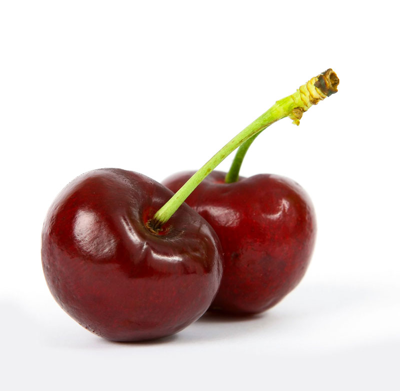 Photo reference for drawing cherries with oil pastels