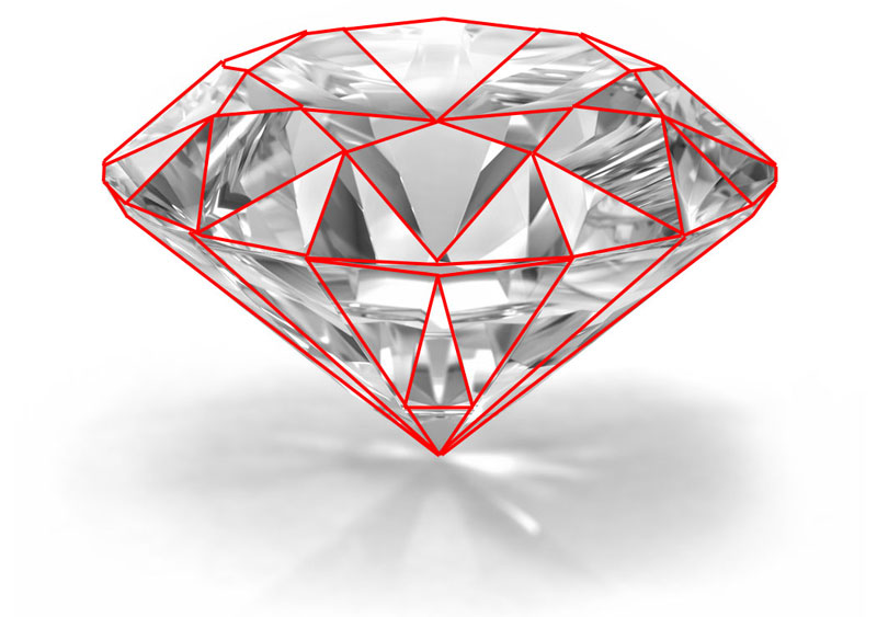 diamond sketch