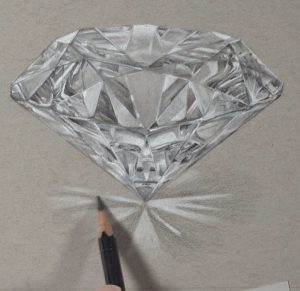 How to Draw a Diamond