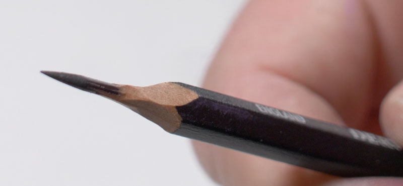 Sharpen artist pencil