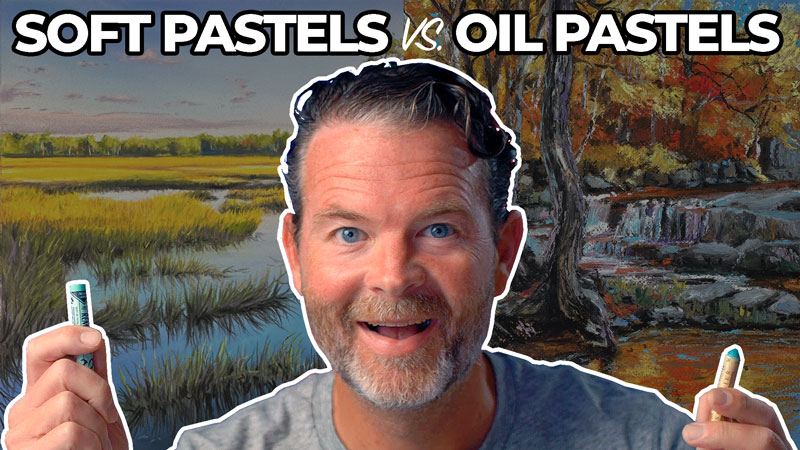 Oil Pastels vs Soft Pastels - A Comparison
