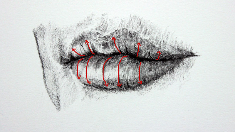 easy to draw lips