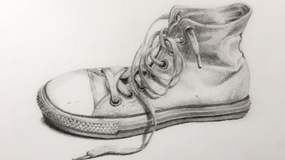 Pencil drawing texture study 2