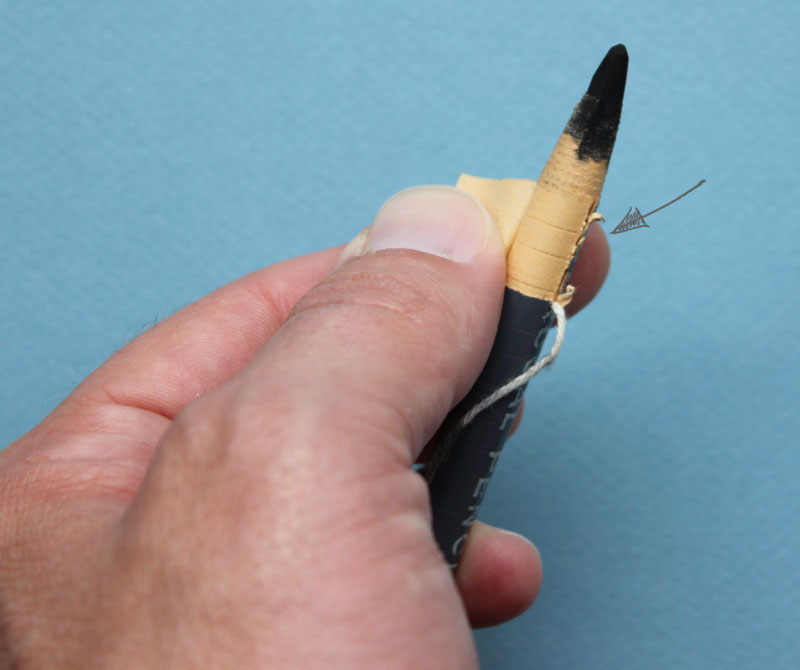 Sharpening a Charcoal Pencil 