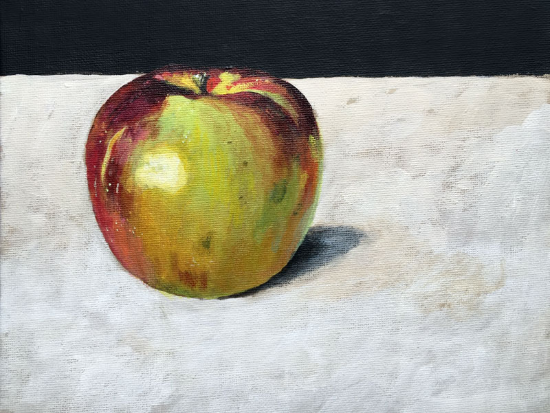 How to Paint an Apple with Acrylics