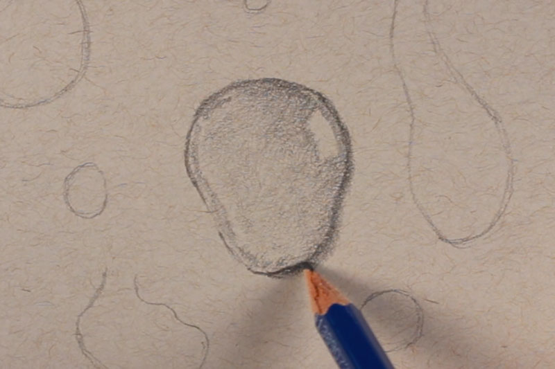 How to draw water drops in pencil - YouTube