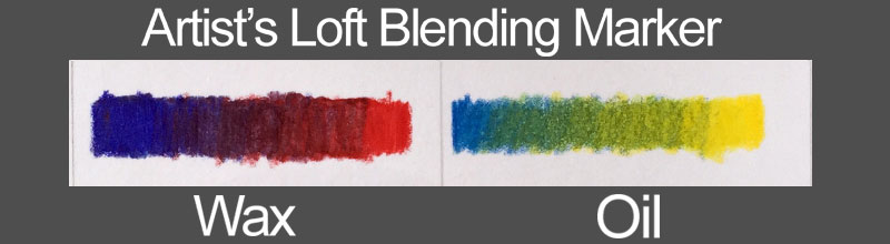 Using a blending marker with colored pencils