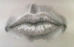 How to Draw a Realistic Mouth with Charcoal