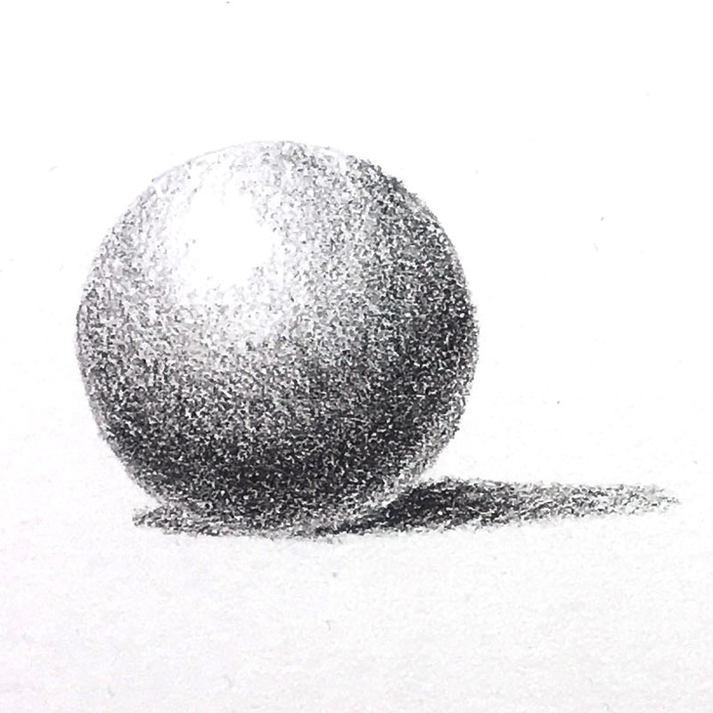 How to Draw an Easy 3d Sphere Step by Step with Shading  artlooklearncom