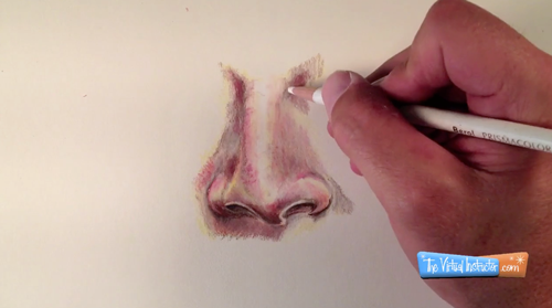 Step 5 How to draw a nose
