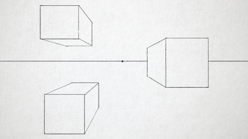 How To Draw a Scene In One Point Perspective